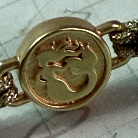 Spartina Pineapple Metallic Gold Friendship Bracelet - Picture 8 of 9